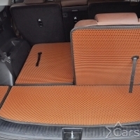 Коврики текстильные на Hyundai Santa Fe IV рестайл 3 ряда (2020->)