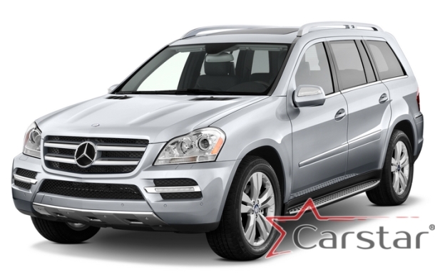 Текстильные коврики для Mercedes-Benz GL-klasse I X164 3 ряда (2006-2012)