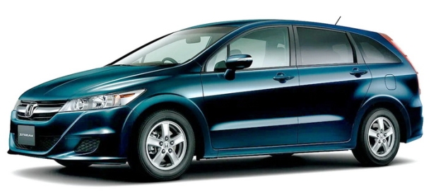 Автомобильные коврики EVA 3D для Honda Stream II пр.руль (2006-2014) 